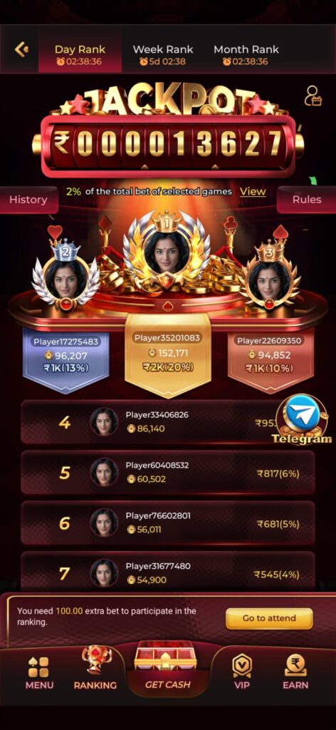 rajluck login